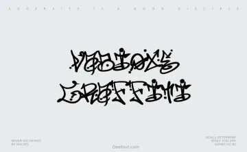 Vabioxe Graffiti Font