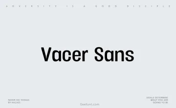 Vacer Sans Font Family