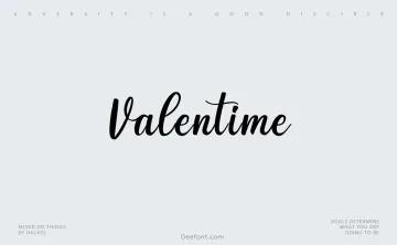 Valentime Font