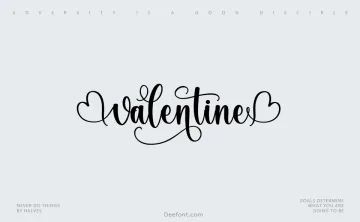 Valentine Typeface