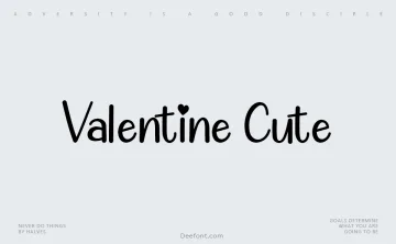 Valentine Cute Font