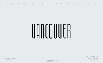 Vancouver Font