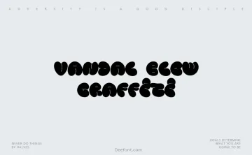 Vandal Blow Graffiti Font