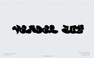 Vandal Zoy Font