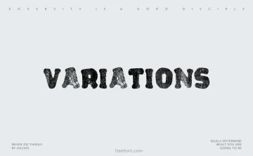 Variations Font