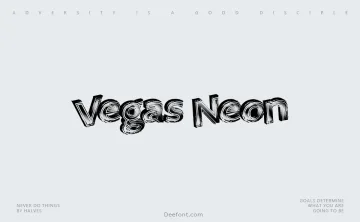 Vegas Neon Font