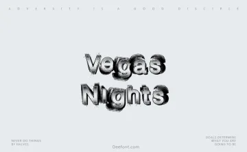 Vegas Nights Font