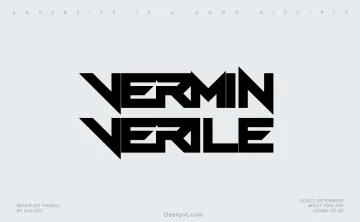Vermin Verile Font