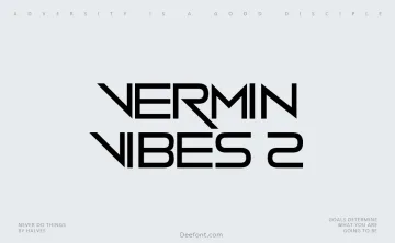 Vermin Vibes 2 Font
