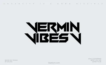 Vermin Vibes V Font