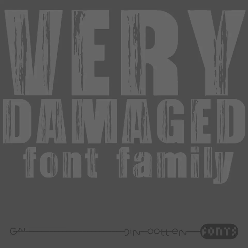 Very Damaged Font
