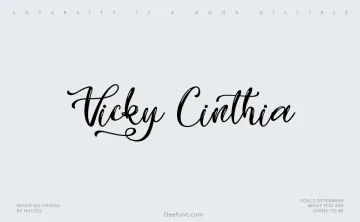 Vicky Cinthia Font