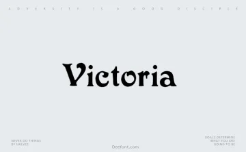 Victoria CAT Font