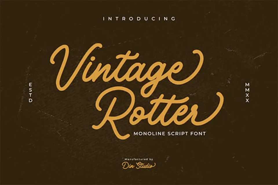 Vintage Rotter Font