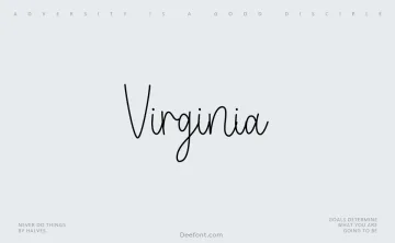 Virginia Font