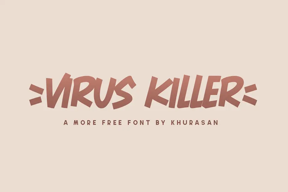 Virus Killer Font
