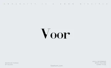 Voor Font