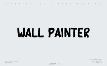 Wall Painter Font