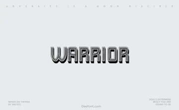 Warrior Font
