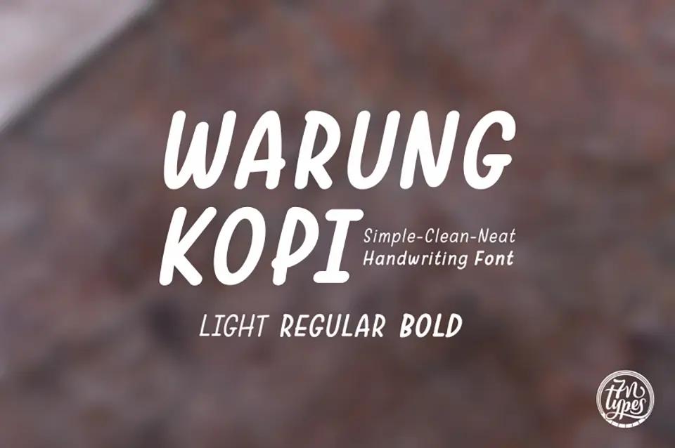 Warung Kopi Font