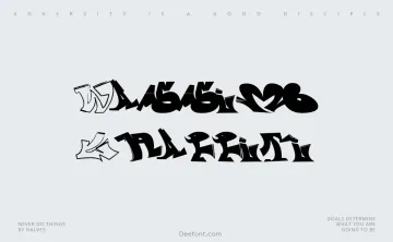 Wassimo Graffiti Font