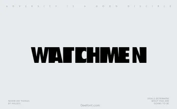Watchmen Font