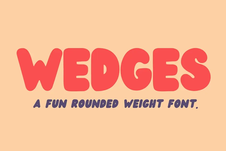 Wedges Font