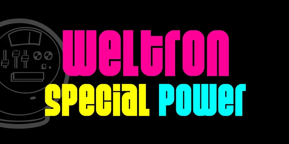 Weltron Special Power 2001 Font