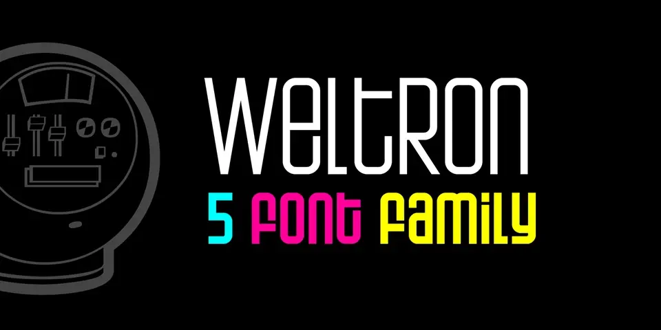 Weltron Special Power 2001 Font