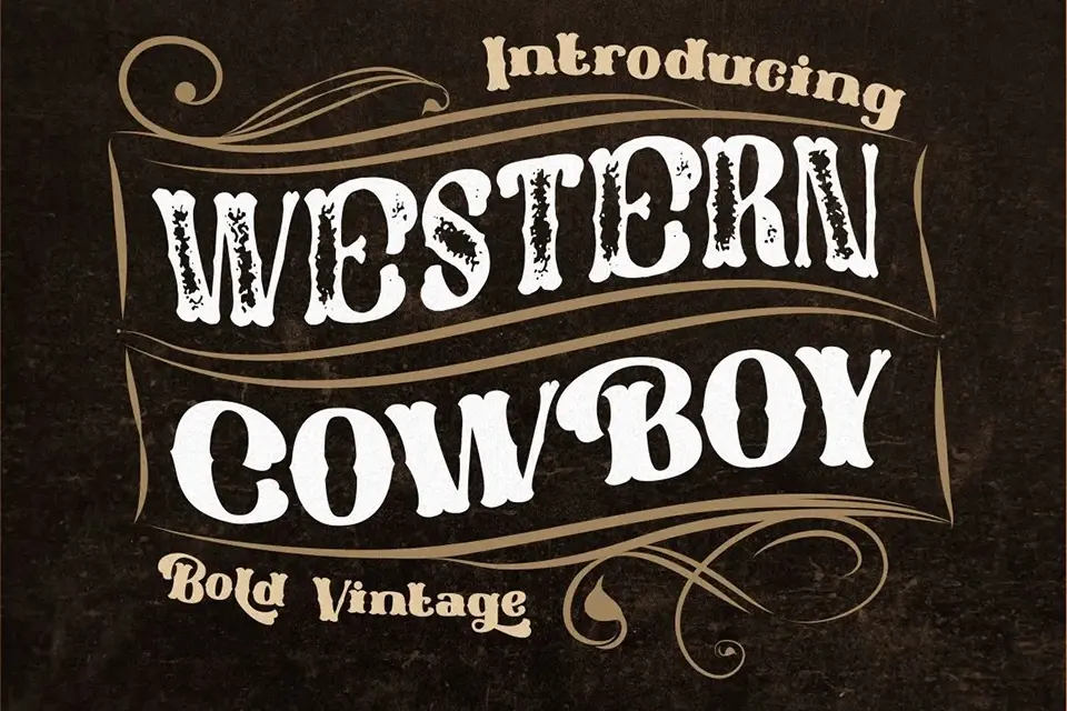 Western Cowboy Font