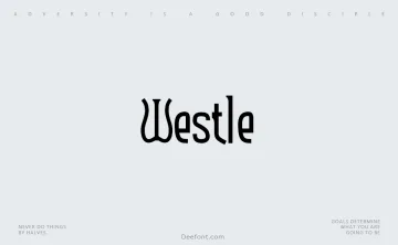 Westle Font