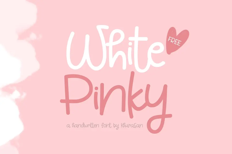 White Pinky Font