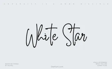 White Star Font