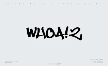 Whoa Font