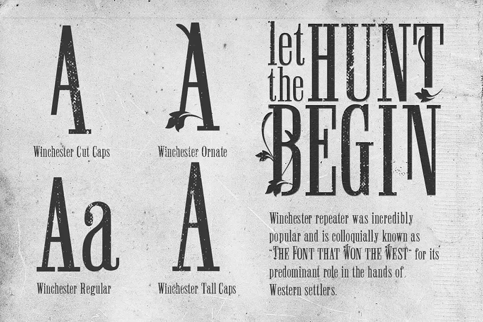Winchester Condensed Font