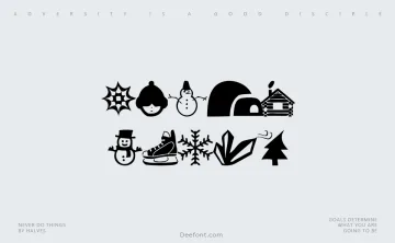 Winter Icons Font