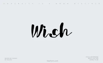 Wish Font
