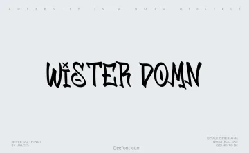 Wister Domn Font