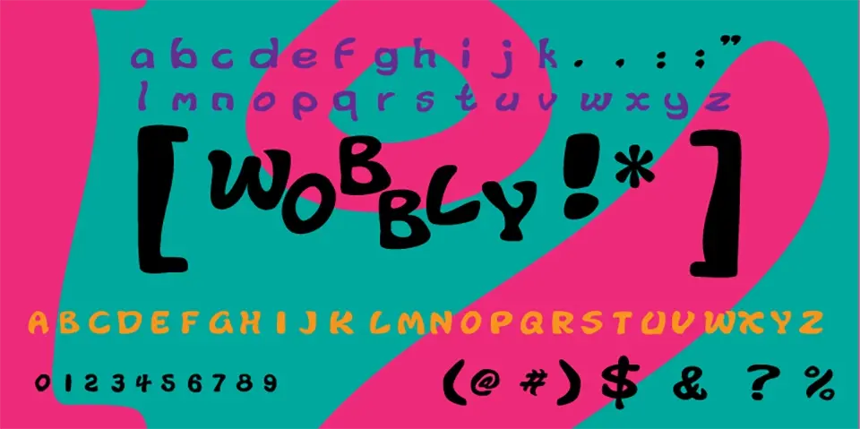 Wobbly Font