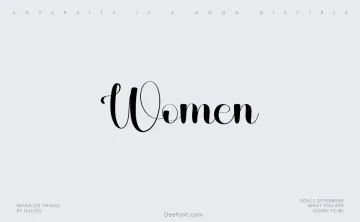Women Font
