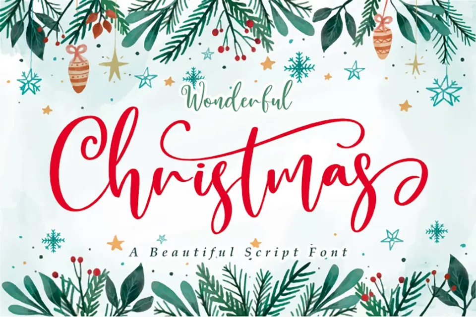 Wonderful Christmas Font
