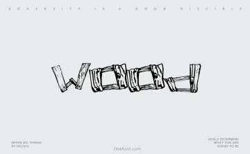 Wood 2 Font