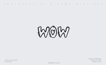 Wow Font
