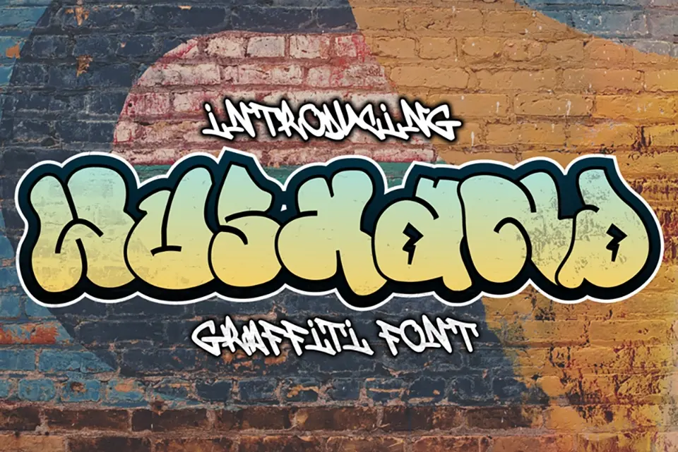 Wushand Graffiti Font