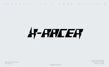 X-Racer Font