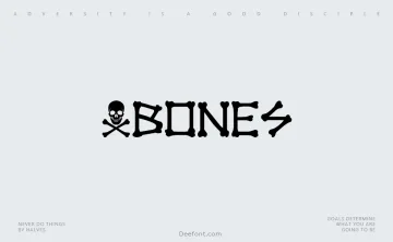 Xbones Font