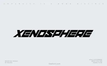 Xenosphere Font