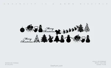Xmas TFB Christmas Font