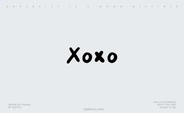 Xoxo Font