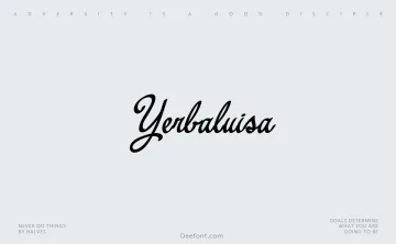 Yerbaluisa Font
